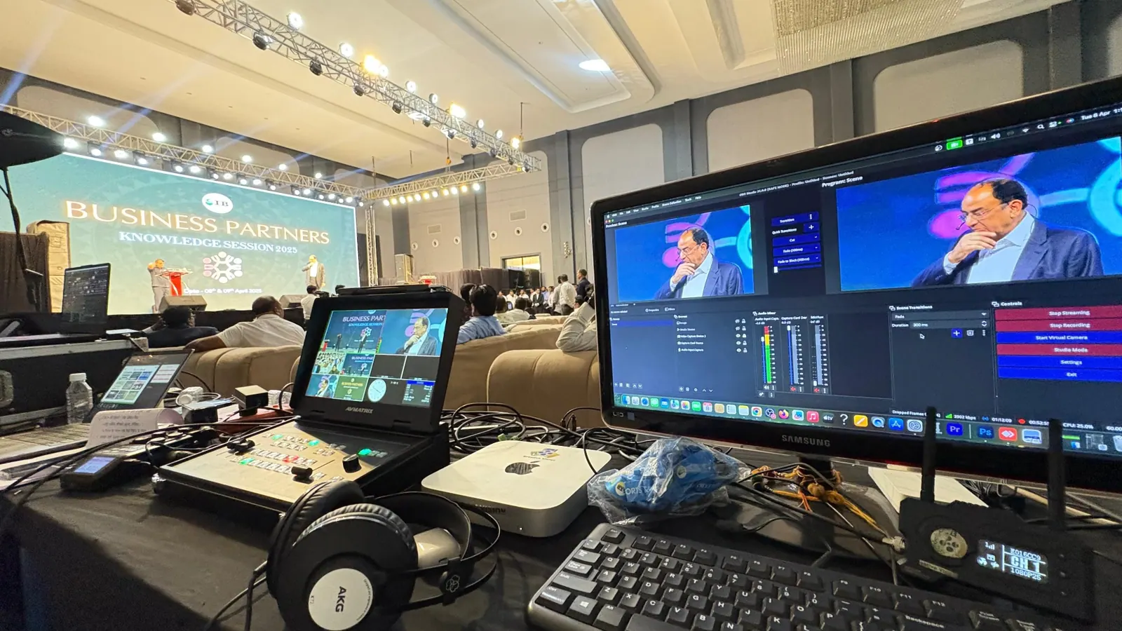 Multi-Camera Live Broadcast production photo